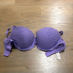 Purple Lace Women's Bra